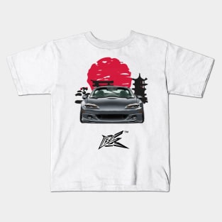 miata nb stanced black Kids T-Shirt